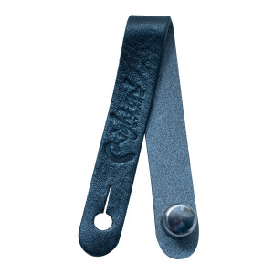 Righton Black Leather Strap Button