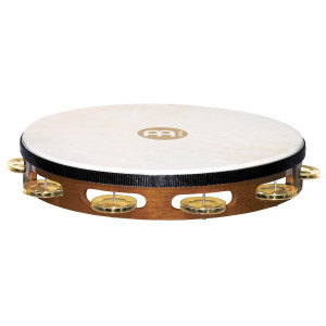 Tamborín Meinl de madera con parche marrón