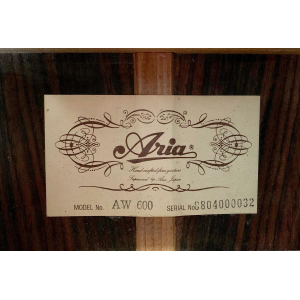 Aria AW 600 Naturel 1988