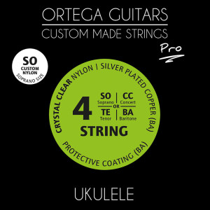 Juego de cuerdas para ukelele soprano Ortega