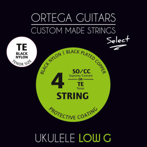 Juego de cuerdas para ukelele tenor Ortega