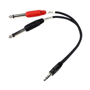 Kirlin 2x jack-jack 3.5 Y patch cable Nr