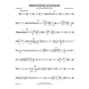 Prestidigitation (Alto Saxophone Solo with Band) - Trombone 2