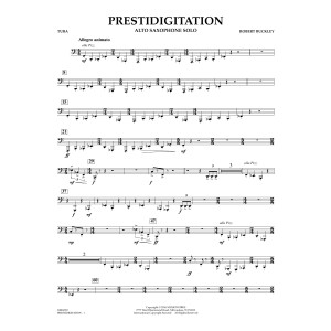 Prestidigitation (Alto Saxophone Solo with Band) - Tuba