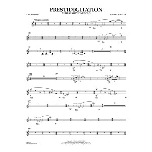 Prestidigitation (Alto Saxophone Solo with Band) - Vibraphone