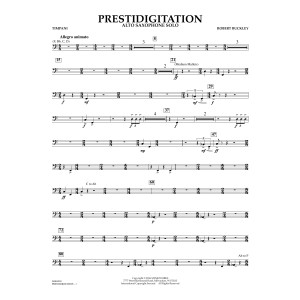 Prestidigitation (Alto Saxophone Solo with Band) - Timpani