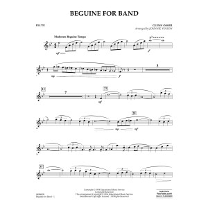 Beguine for Band - Flute
