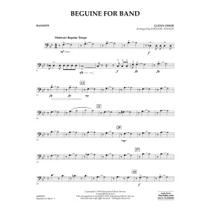 Beguine for Band - Bassoon