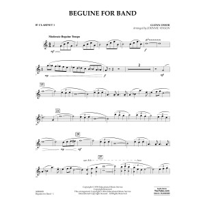Beguine for Band - Bb Clarinet 1