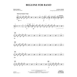 Beguine for Band - Percussion 1