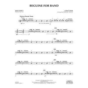 Beguine for Band - Percussion 2