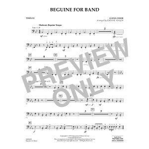 Beguine for Band - Timpani
