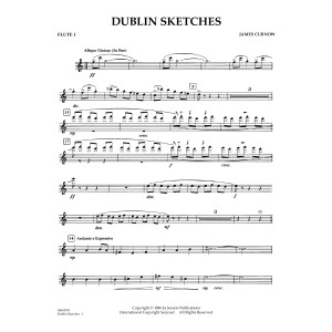 Dublin Sketches - Flute 1