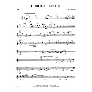 Dublin Sketches - Oboe