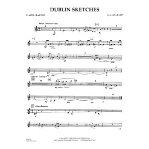 Dublin Sketches - Eb Alto Clarinet
