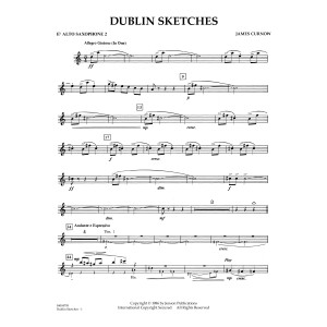 Dublin Sketches - Eb Alto Saxophone 2
