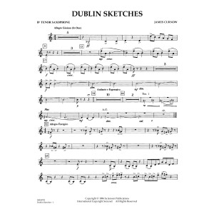 Dublin Sketches - Bb Tenor Saxophone
