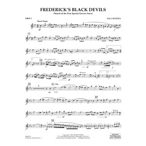 Frederick's Black Devils - Oboe 2