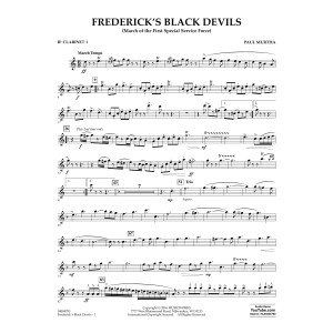 Frederick's Black Devils - Bb Clarinet 1