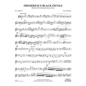 Frederick's Black Devils - Bb Clarinet 2