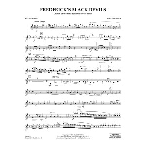 Frederick's Black Devils - Bb Clarinet 3