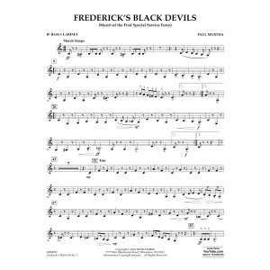 Frederick's Black Devils - Bb Bass Clarinet
