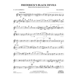Frederick's Black Devils - Eb Alto Saxophone 1