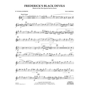 Frederick's Black Devils - Bb Tenor Saxophone
