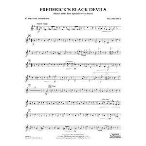 Frederick's Black Devils - Eb Baritone Saxophone