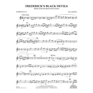 Frederick's Black Devils - Euphonium in Treble Clef