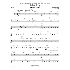 Swing Song (A Jazz Suite) - Guitar