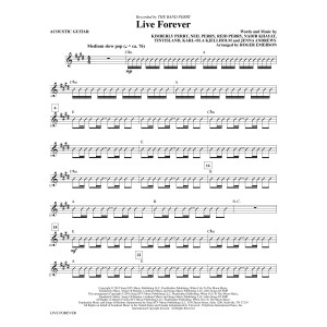 Live Forever (arr. Roger Emerson) - Acoustic Guitar