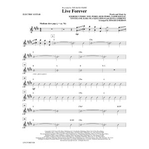 Live Forever (arr. Roger Emerson) - Electric Guitar