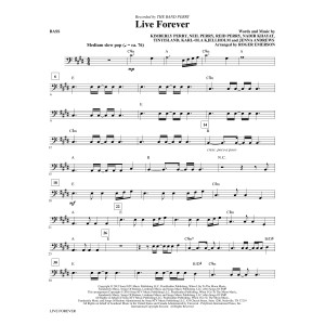 Live Forever (arr. Roger Emerson) - Bass