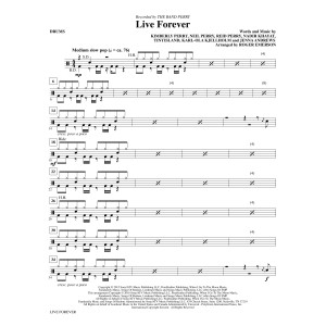 Live Forever (arr. Roger Emerson) - Drums