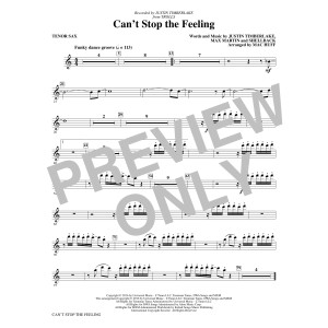 Can't Stop the Feeling (from Trolls) (arr. Mac Huff) - Tenor Saxophone