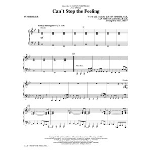Can't Stop the Feeling (from Trolls) (arr. Mac Huff) - Synthesizer