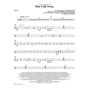 One Call Away - Drums