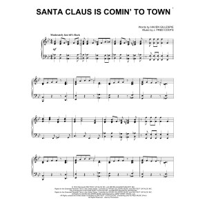 Santa Claus Is Comin' To Town