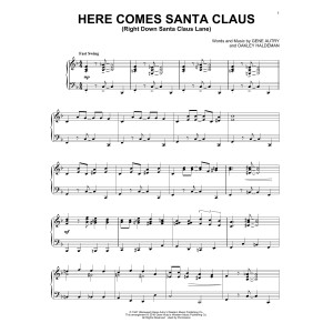 Here Comes Santa Claus (Right Down Santa Claus Lane)