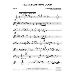 Tell Me Something Good - Alto Sax 1