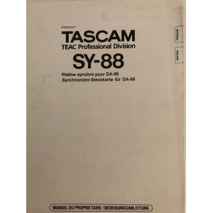 Tascam DA-88 enregistreur numérique vintage
