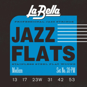 Cuerdas eléctricas La Bella Jazz Flats 13-53