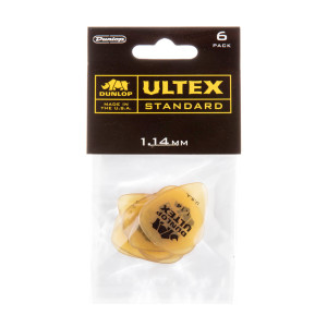 Pack of 6 Dunlop Ultex Std 114 Mediators