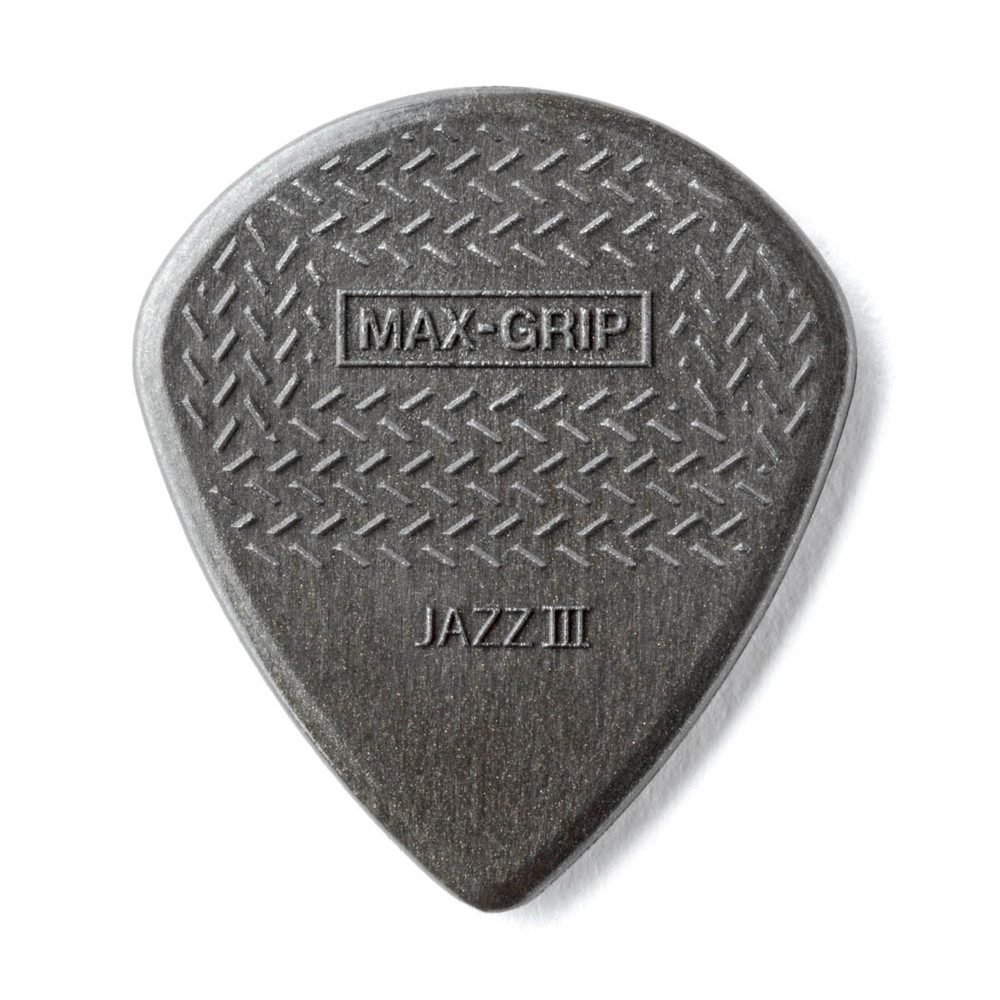 6 Med Dunlop Jazz III Max Grip Gray