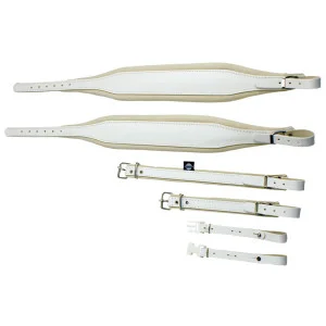 P.correas de cuero Accord. 120b blanco