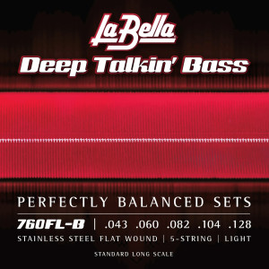 Juego de bajo La Bella Deep Talkin Fl 43-128