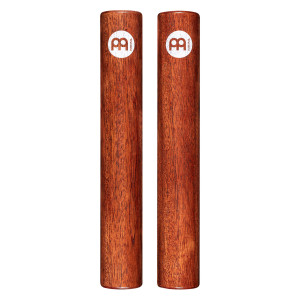 Pair of Meinl African Claves, Walnut Finish