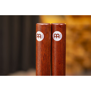 Pair of Meinl African Claves, Walnut Finish