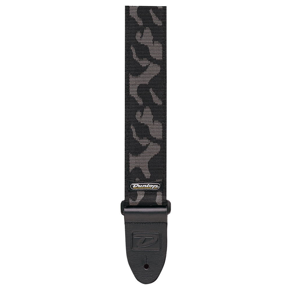 Courroie Dunlop Camo Noir Et Gris